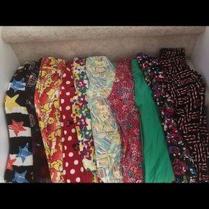 Ten pairs girls kids tween LulaRoe leggings